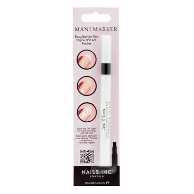 Nails.INC Mani Marker, Easy to Use Nail Polish Art Pen With Precision Tip, Quick Drying, Cruelty