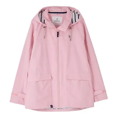 (14, Dusky Pink) LightHouse Women's Beachcomber Waterproof Jacket - Ladies Windproof Spring Sume