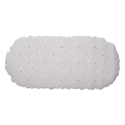 Croydex Hygiene 'N' Clean Anti-Bacterial Slip-Resistant Bubbles Rubber Suction Bath Mat, x cm, A