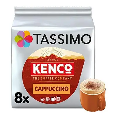 Tassimo Kenco Cappuccino Coffee Pods x8 (Pack of 5, Total Drinks)