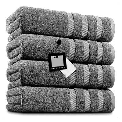 (Charcoal Grey) X Big Super Jumbo Bath Sheets Towels Pure Egyptian Cotton Soft Bath Sheets