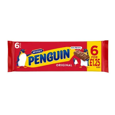 McVitie's Penguin Original 24.6 g (147.6g) (Case of 12)