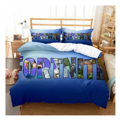 (Single(135x200 cm), 13) Fortnite Bedding Single Double Cartoon Quilt Cover Kids Quilt Cover