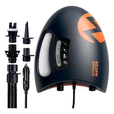 OutdoorMaster 20PSI High Pressure SUP Air Pump THE SHARK - Intelligent Dual Stage Inflation & Au