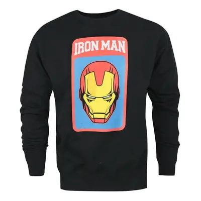 (Large) Marvel Sweatshirt (Mens Black)