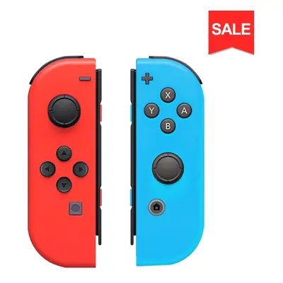 (Red Blue) Switch JoyPad Joycons Controller For Nintendo Switch with Wrist Strap