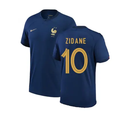 (XL) France Home Shirt (ZIDANE 10)