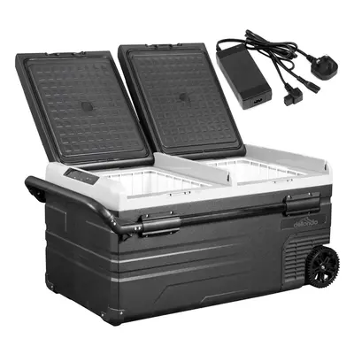 95L Portable Car Fridge, Freezer, 12/24/230V Dual Zone Compressor - DL135