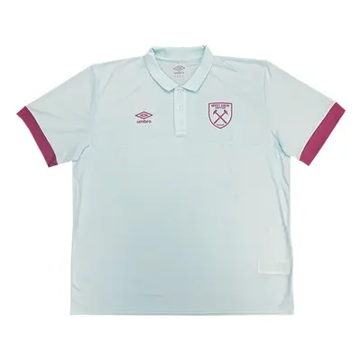 (M) West Ham Poly Polo (U) - Blue Glow