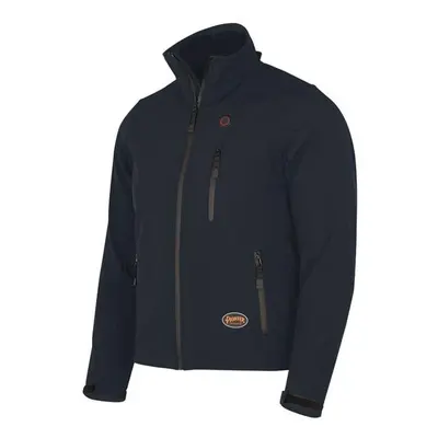 Pioneer SRWV1210280U-M Heated Softshell Jacket for Mens, Navy - Medium