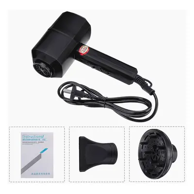 (Black) 2000w Hair Dryer Household Hair Dryer Negative Ion Hammer Hair Dryer