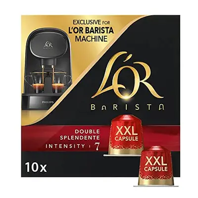 L?OR BARISTA Double Splendente Aluminium Coffee Capsules (5 X Pods) Intensity