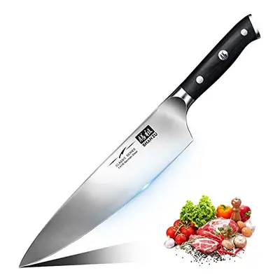 SHAN ZU Chefs Knife Kitchen Knife 20cm,Ultra Sharp Japanese Knife German Stainless Steel, Kitche