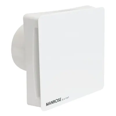 Manrose Extractor Fan Bathroom Kitchen Quiet Timer Humidistat 4" 100mm Axial