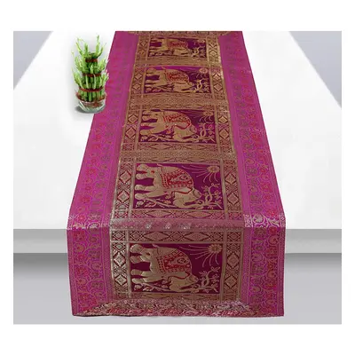 Real Online Seller Indian Handmade Elephant Design Table Runner.Traditional Decorative Ethnic Ki