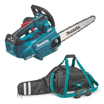 Makita DUC256Z Twin 18v / 36v LXT Cordless Lithium Ion Chainsaw 250mm Bare & Bag