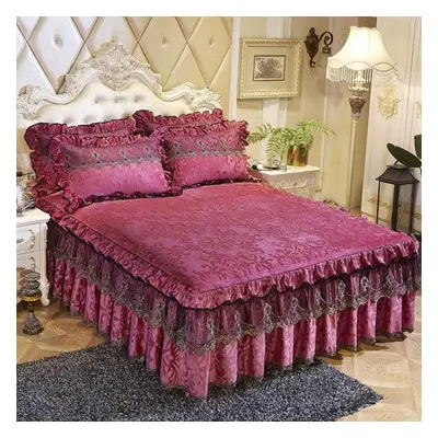 (as the picture, 3pcs 150x200cm) Pcs Bedding Set Luxurious Bedding Cover Set Warm Bedspread On T