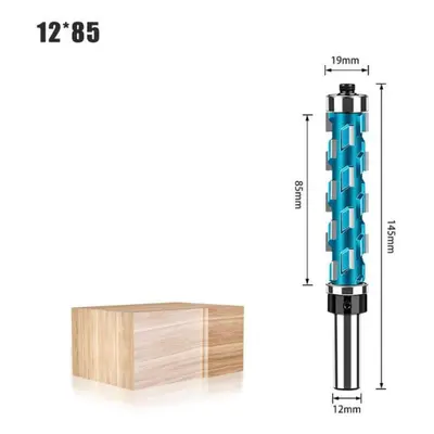 (blue, 12mm shank NO4) 12mm 1/2inch Flush Trim Router Bit With Double Bearing Round Shank Carbid