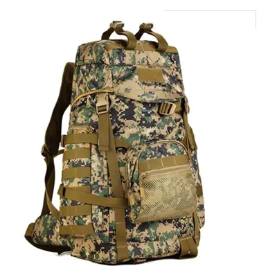 (tan) 60l 3D Nylon Outdoor Sport Military Tactical Climbing Mountaineering Camping Hiking Trekki