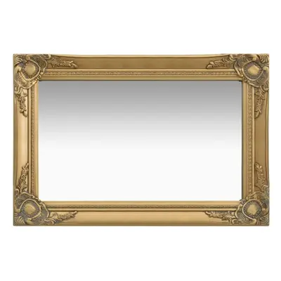 vidaXL Wall Mirror Baroque Style 60x40 cm Gold