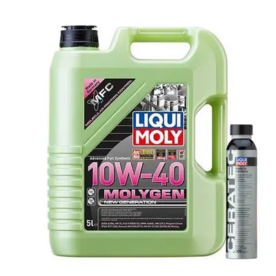 LIQUI MOLY - MOLYGEN NEW GENERATION 10W-40 - 5L + CERA TEC - 300ml