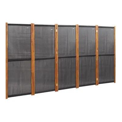 (black, x cm) vidaXL Room Divider Wall Partition Screen Panel Room Separator Privacy Screen