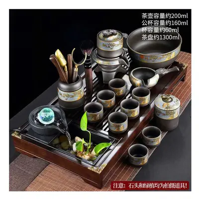 (Also like a fish flowing tea plate+purple sand bamboo rhyme automatic head+Pinsheng 288) New Ku