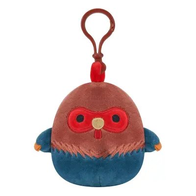 Squishmallows Clip On Brown and Blue Rooster 9cm