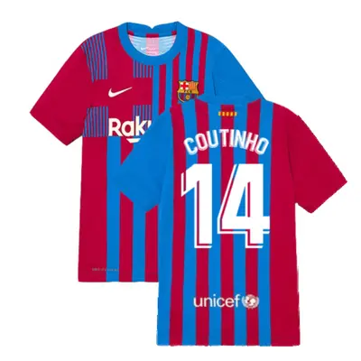 (XLB) Barcelona Vapor Match Home Shirt (Kids) (COUTINHO 14)