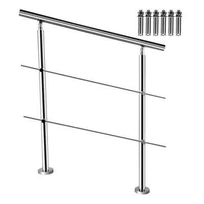 Vevor BXGLG100CM2HG2011V0 39.4 in. Stainless Stair Handrail with Cross Bars