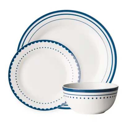 Premier Housewares Avie Saturn Blue Dinner Set (MOB)