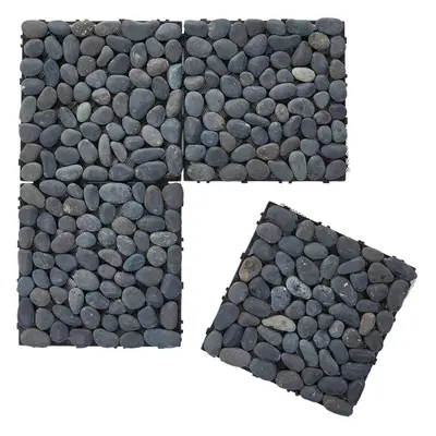 (#4) Pcs Interlocking Stone Deck Tiles