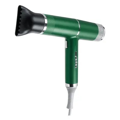 (Green) Gears Hot And Cold Wind Hair Dryer Diffusion Nozzle Temperature Adjustment