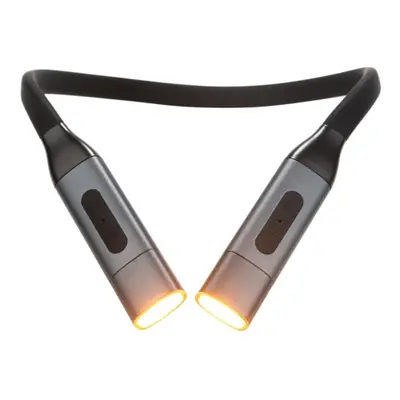 (Black) Colors LED Flexible Hanging Neck Light Reading Light Rechargeable Book Light for Reading