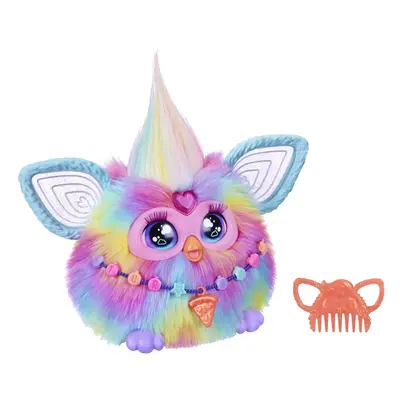 Furby Tie Dye, Fashion Accessories, Interactive Plush Toys for Year Old Girls & Boys & Up, Voice