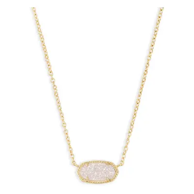 Kendra Scott Elisa Adjustable Length Pendant Necklace for Women, Fashion Jewelry, 14k Gold-Plate