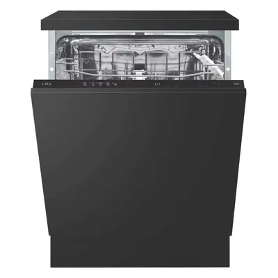 CDA CDI6121 Fully Integrated Standard Dishwasher - Black Control Panel