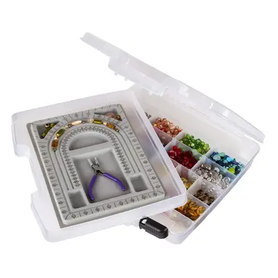 ArtBin 6962BB Quick View Bead Box Portable Art & Craft Organizer with Bead Tray Portable Art & C