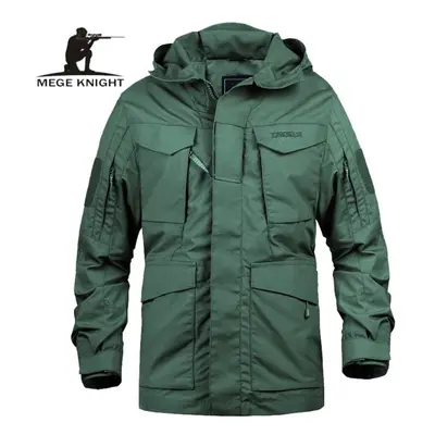 (army green, XL) Men Tactical Clothing Army M65 Military Field Jacket Coats Windbreaker