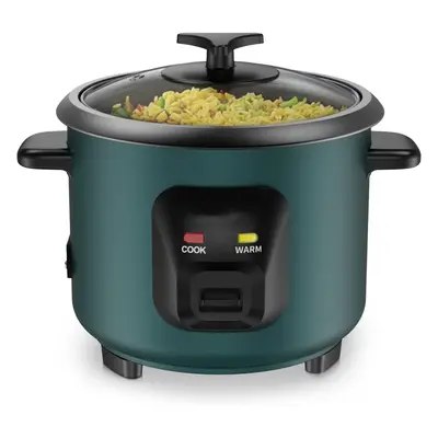 (Green) Non-Stick Small Travel Rice Cooker, Minutes Fast Cooking, Keep Warm, Rice Cooker Small S