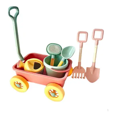 (pink) Adventure Garden Wagon Set - Colorful Toy