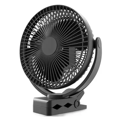 10000mah Rechargeable Portable Fan, 8-inch Battery Operated Clip On Fan, Usb Fan, Speeds, Strong