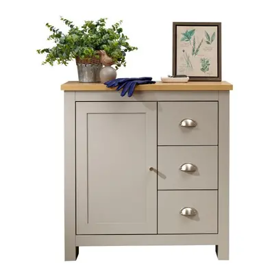 Lancaster Grey & Oak Top Multi Unit Sideboard/Cabinet