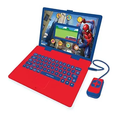 LEXIBOOK JC798SPi1 Spider-Man Educational and Bilingual Laptop French/English-Toy for Child Kid 