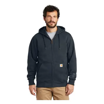 Carhartt Men's Rain Defender Paxton Heavyweight Hooded Sweatshirt New Navy 2X-Large