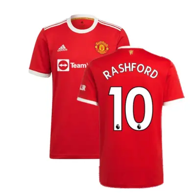 (L) Man Utd Home Shirt (RASHFORD 10)