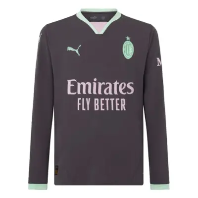 (L) AC Milan Third Long Sleeve Shirt