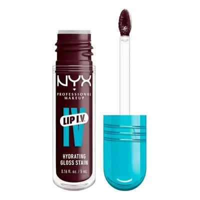 NYX PROFESSIONAL MAKEUP Lip IV Hydrating Gloss Serum, Lip Stain with 12HR Hydration - Mauve N Mo