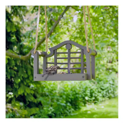 Timeless Lutyens Swingseat Bird Feeder Grey