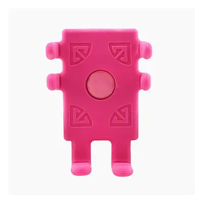 (Pink) Small Size Car Phone Holder Multifunctional Mobile Scaffold Air Outlet Degree Rotation